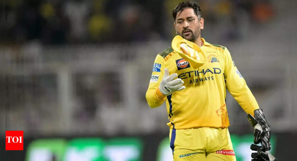 ‘Wait! one player left’: MS Dhoni’s viral gesture melts the internet | Cricket News