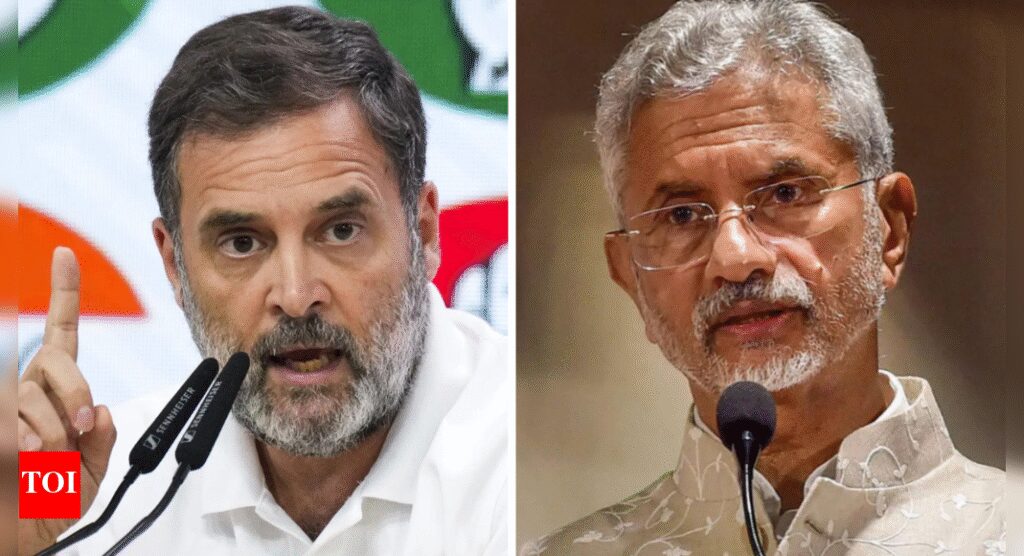 ‘Foreign policy has collapsed’: Rahul Gandhi asks EAM to explain three diplomatic shortcomings over Operation Sindoor; BJP hits back | India News