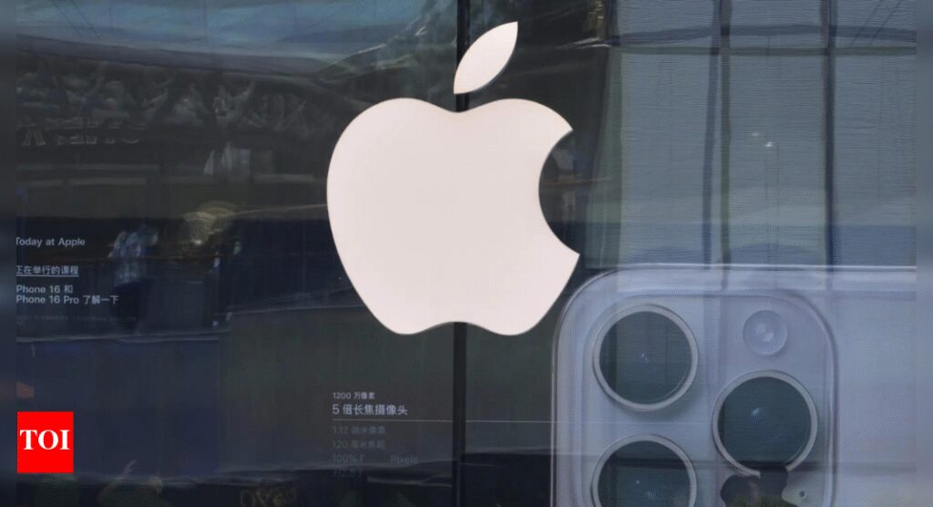 Apple shares tumble 4% as Trump threatens 25% tariff on iPhones made outside US