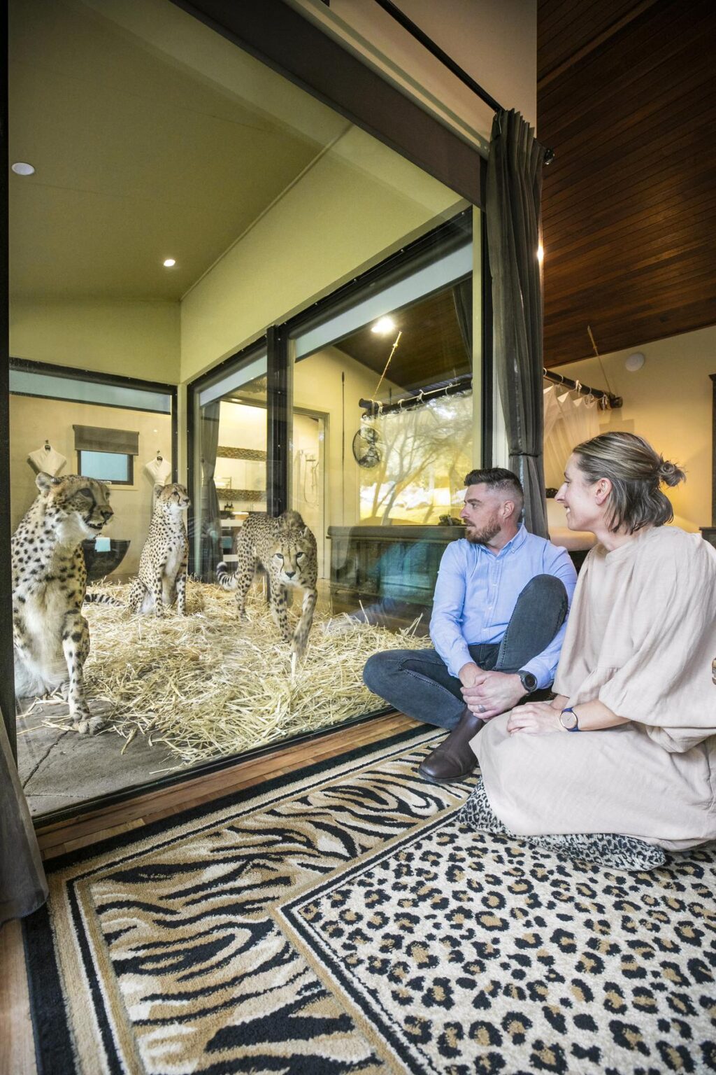 Sleep and dine alongside wild animals at Jamala Wildlife Lodge in Canberra