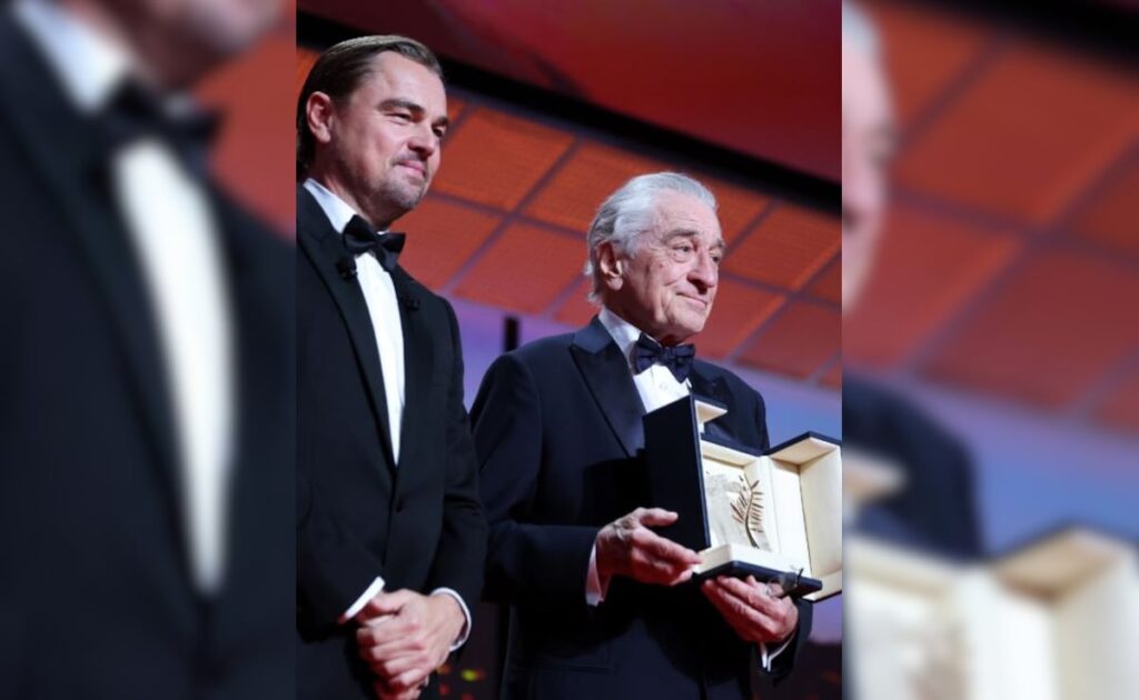 Leonardo DiCaprio Honours Robert De Niro With Palme D’Or For Lifetime Achievement