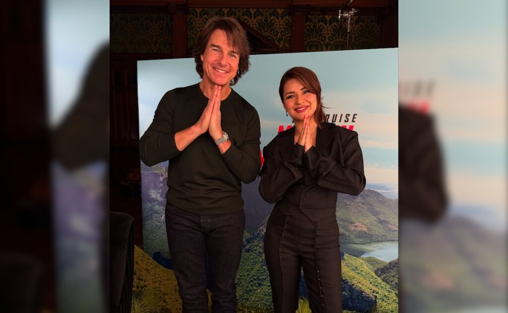 Avneet Kaur Meets Tom Cruise Ahead Of Mission: Impossible