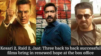 With ‘Jaat’, ‘Kesari 2’, ‘Raid 2’ – the box office is on a roll with a sum of Rs 300 crore within a month; Sunny Deol, Akshay Kumar, Ajay Devgn give renewed hope to theatres – EXCLUSIVE analysis | Hindi Movie News