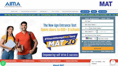AIMA MAT 2025 registrations open for May session; check dates, exam modes, and fees