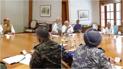 India-Pakistan tension: PM Modi chairs high-level meeting with top defence officials | India News