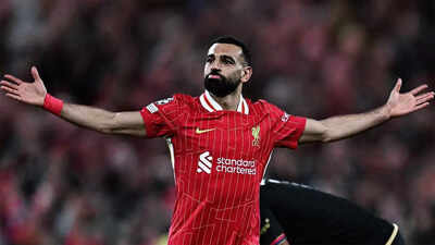Mohamed Salah wins Footballer of the Year award for 3rd time, matches Thierry Henry’s record | International Sports News