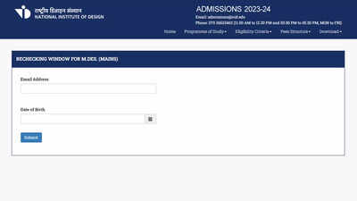NID DAT MDes 2025 mains result declared, apply for rechecking till May 7