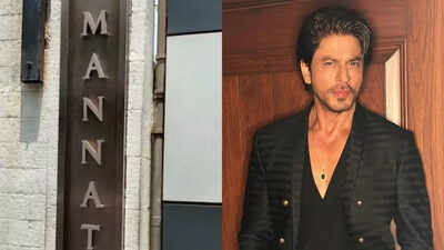 Shah Rukh Khan’s iconic residence Mannat gets a new nameplate amid renovations: Watch video |
