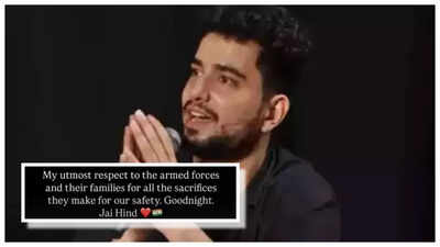 Samay Raina tells the tale of an emotional call from a father from Jammu, showers praise on the armed forces, and expresses utmost respect |