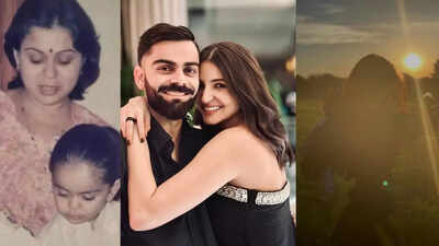 Virat Kohli drops UNSEEN PIC of Anushka Sharma on Mother’s day, with adorable childhood pic with mom; fans are happy all’s well after the Avneet Kaur controversy! – See inside | Hindi Movie News