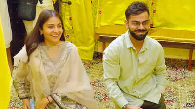 Watch: Day after retirement, Virat Kohli visits Vrindavan alongside Anushka Sharma | Off the field News