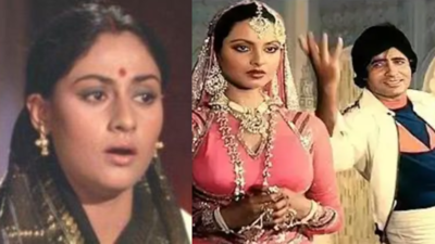 When Jaya Bachchan CRIED while watching Rekha and Amitabh Bachchan’s romantic scenes in ‘Muqaddar Ka Sikandar’: ‘I could see tears pouring down her face’ | Hindi Movie News