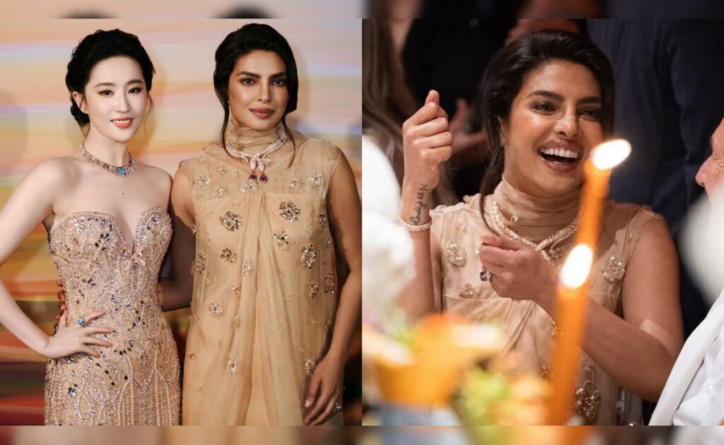 Priyanka Chopra Struck A Pose With Chinese Actress Liu Yifei At The Bvlgari Event In Italy