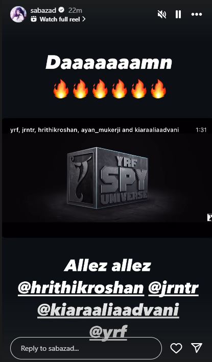 Hrithik Roshan’s Girlfriend Saba Azad And Ex-Wife Sussanne Khan Go “WOW” As They React To The Teaser