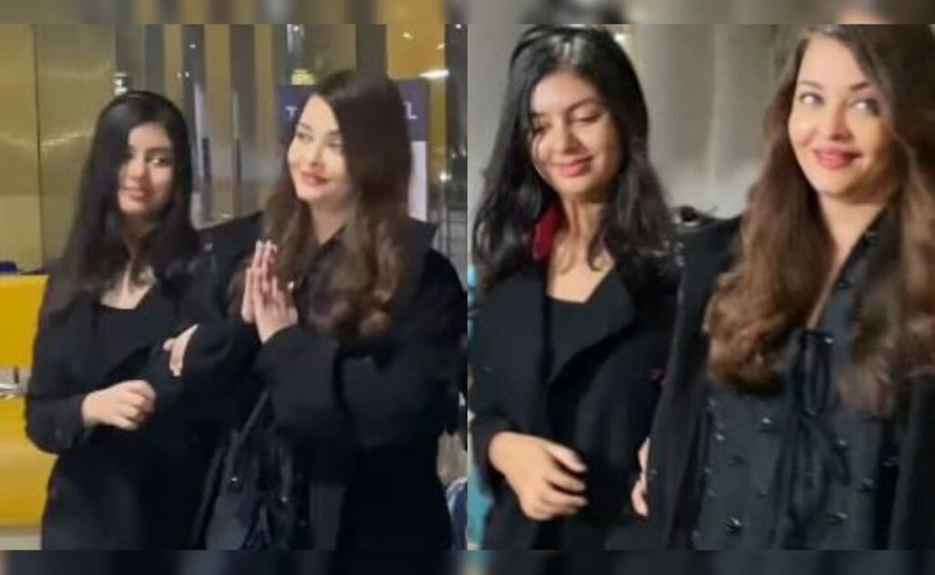 Aishwarya Rai Bachchan Back In The Bay With Daughter Aaradhya After Attending The Film Festival