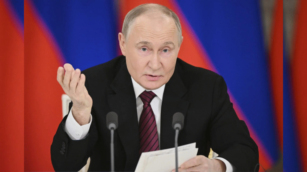 Vladimir Putin: Vladimir Putin ready for direct talks with Ukraine ‘without any preconditions’ as Europe demands ceasefire