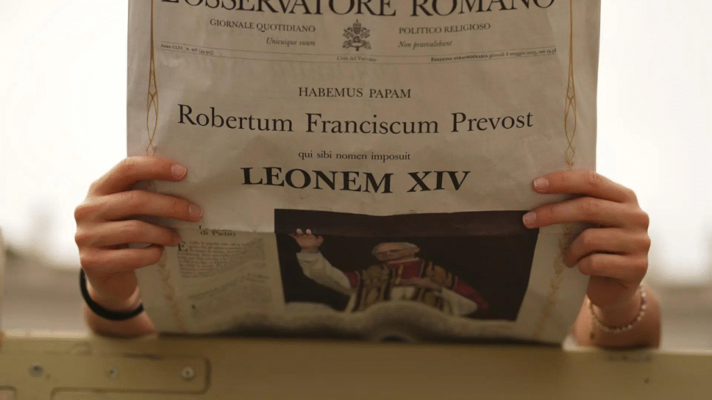 Pope Leo XIV’s first Sunday blessing draws thousands to St Peter’s Square in Vatican city​