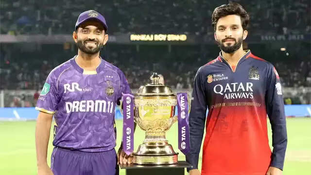 RCB vs KKR Live Score, IPL 2025, Bengaluru weather updates: Rain threat looms over RCB vs KKR clash