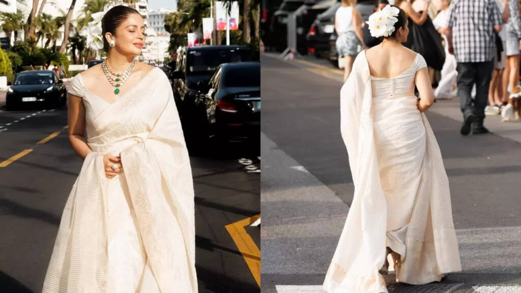 Not Alia and Aishwarya, it was Nehha Pendse’s saree look which surprised us at Cannes 2025