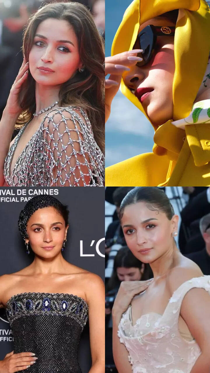 Gucci’s saree-gown to retro co-ords: Alia Bhatt’s breathtaking Cannes wardrobe