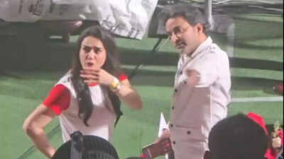 Preity Zinta urges fans to leave stadium as IPL match gets cancelled midway | Hindi Movie News