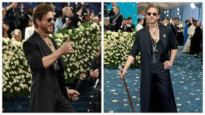 Met Gala 2025: Shah Rukh Khan looks ‘Superfine’ as he channels regal swagger on the blue carpet |