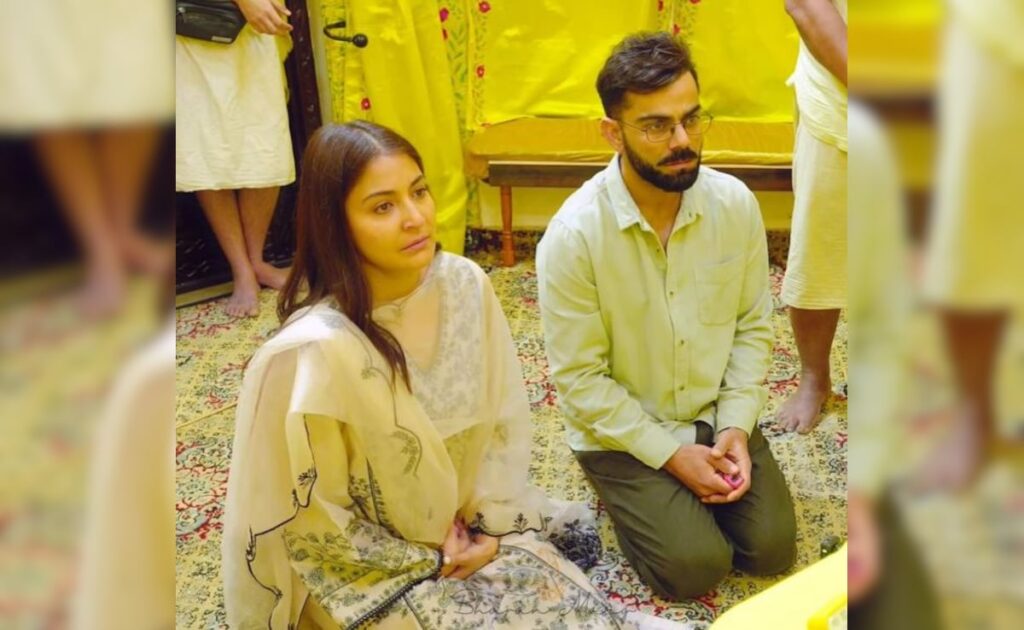 Virat Kohli Visits Vrindavan With Anushka Sharma A Day After Test Retirement