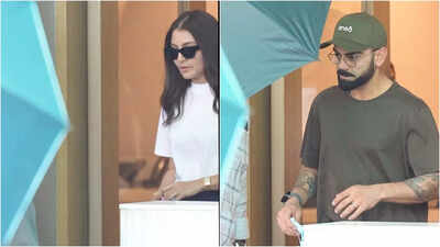 Virat Kohli and Anushka Sharma return to Mumbai after their awkward viral moment in Bengaluru