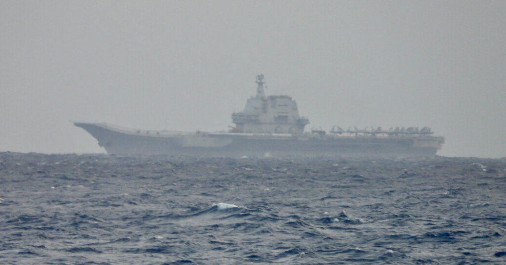 China Sends Two Aircraft Carriers Into the Pacific for the First Time