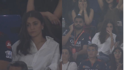IPL 2025 Final: Anushka Sharma’s disappointed look says it all after Virat Kohli’s dismissal | Cricket News