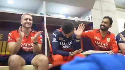 How RCB celebrated IPL 2025 title in the dressing room – Watch | Cricket News