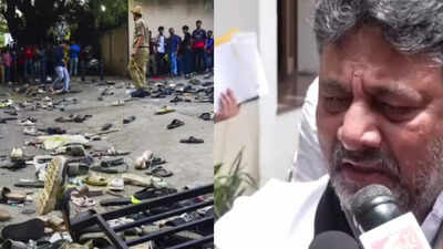 Bengaluru stampede: Karnataka deputy CM DK Shivakumar breaks down, says ‘seeing kids suffer hurts deeply’ | Bengaluru News