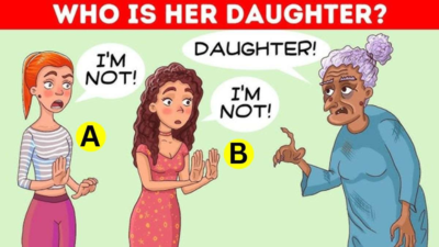 Optical Illusion: Can you tell who is the daughter of this woman?