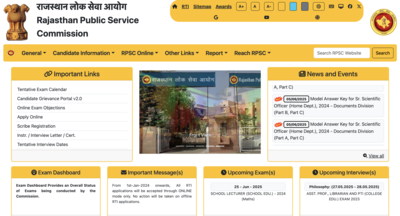 RPSC Recruitment 2024: Model answer keys for SSO posts released rpsc.rajasthan.gov.in, check how to download online