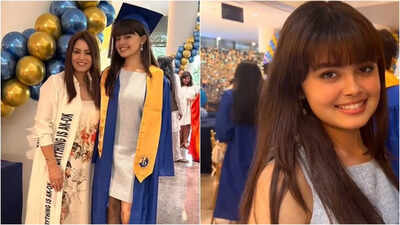 Mahima Chaudhry gets emotional as her daughter Ariana Mukherjee graduates; Ariana says, ‘You made me feel having one parent is enough’ | Hindi Movie News