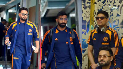 Smiles, shades and a new era: Team India arrives in England for five-match series; first Test begins on June 20 | Cricket News