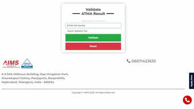 ATMA 2025 results declared: Here’s how to check your scorecard at atmaaims.com
