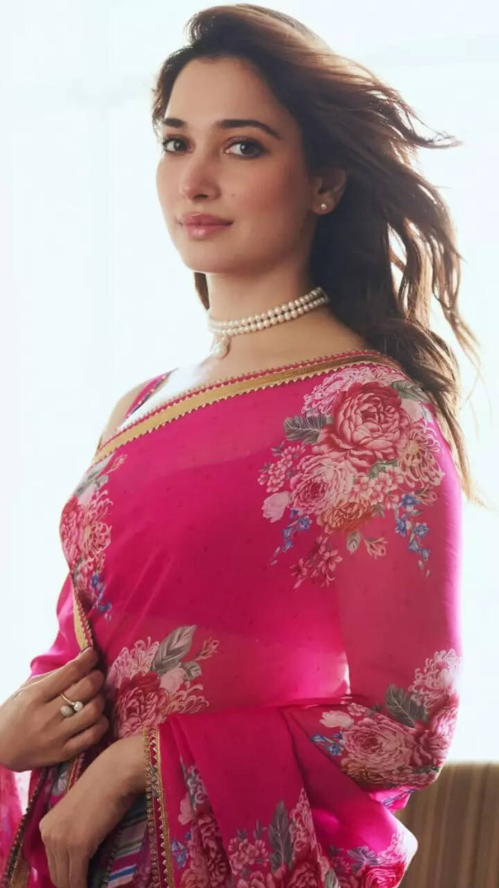 No one experiments with sarees like Tamannaah Bhatia