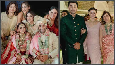 Kareena Kapoor flaunts sindoor, Alia Bhatt and Ranbir Kapoor serve couple goals in UNSEEN wedding photos of Adar Jain and Alekha Advani |