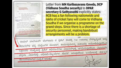 ‘They have blood on their hands, now blaming cops’: BJP slams Siddaramaiah, DK Shivakumar as cop’s warning against RCB felicitation at Vidhana Soudha ignored | Bengaluru News