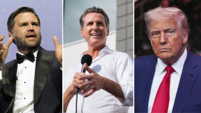 ‘If Newsom can’t act, federal govt will’: Trump, Vance, Leavitt slam LA governor; ICE arrests spark unrest in city