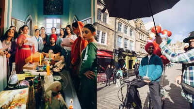 Diljit Dosanjh & Neeru Bajwa raise excitement with BTS pics from ‘Sardaar Ji 3’; Fans REACT | Hindi Movie News