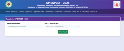 AP EAPCET result 2025 declared at cets.apsche.ap.gov.in: Direct link to download scorecards here