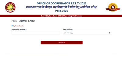 Rajasthan PTET admit card 2025 released at ptetvmoukota2025.in: Direct link to download hall tickets here