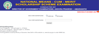 AP NMMS result 2025 released at bseap.org: Direct link to download scorecards here