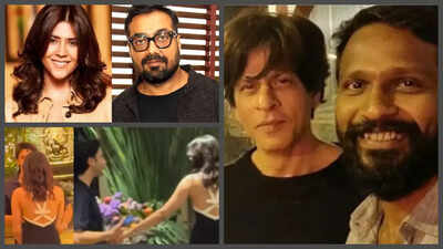 Shah Rukh Khan’s photo with Vetrimaaran goes viral, Ektaa Kapoor REACTS to Anurag Kashyap’s ‘saas bahu’ dig, Khushi Kapoor-Vedang Raina’s intense conversation video: Top 5 news |