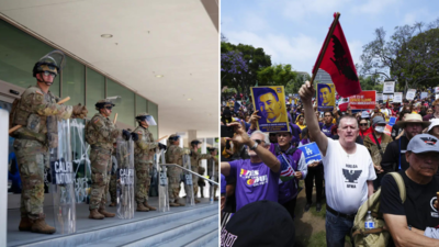 LA protests enter fourth day: Trump deploys 700 Marines; Newsom calls move ‘deranged’