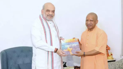 New Delhi: CM Yogi Adityanath pays courtesy visit to Union home minister Amit Shah | India News