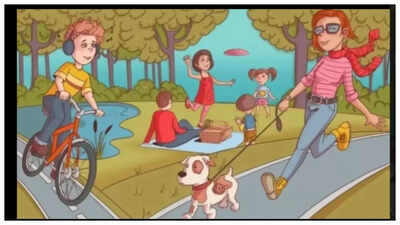 Optical illusion: Can you find the hidden hippo in this busy park?