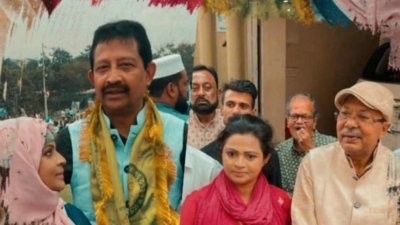 Bengal porn racket case: Photos of accused with TMC netas surface; BJP says ‘no security for daughters’ | India News